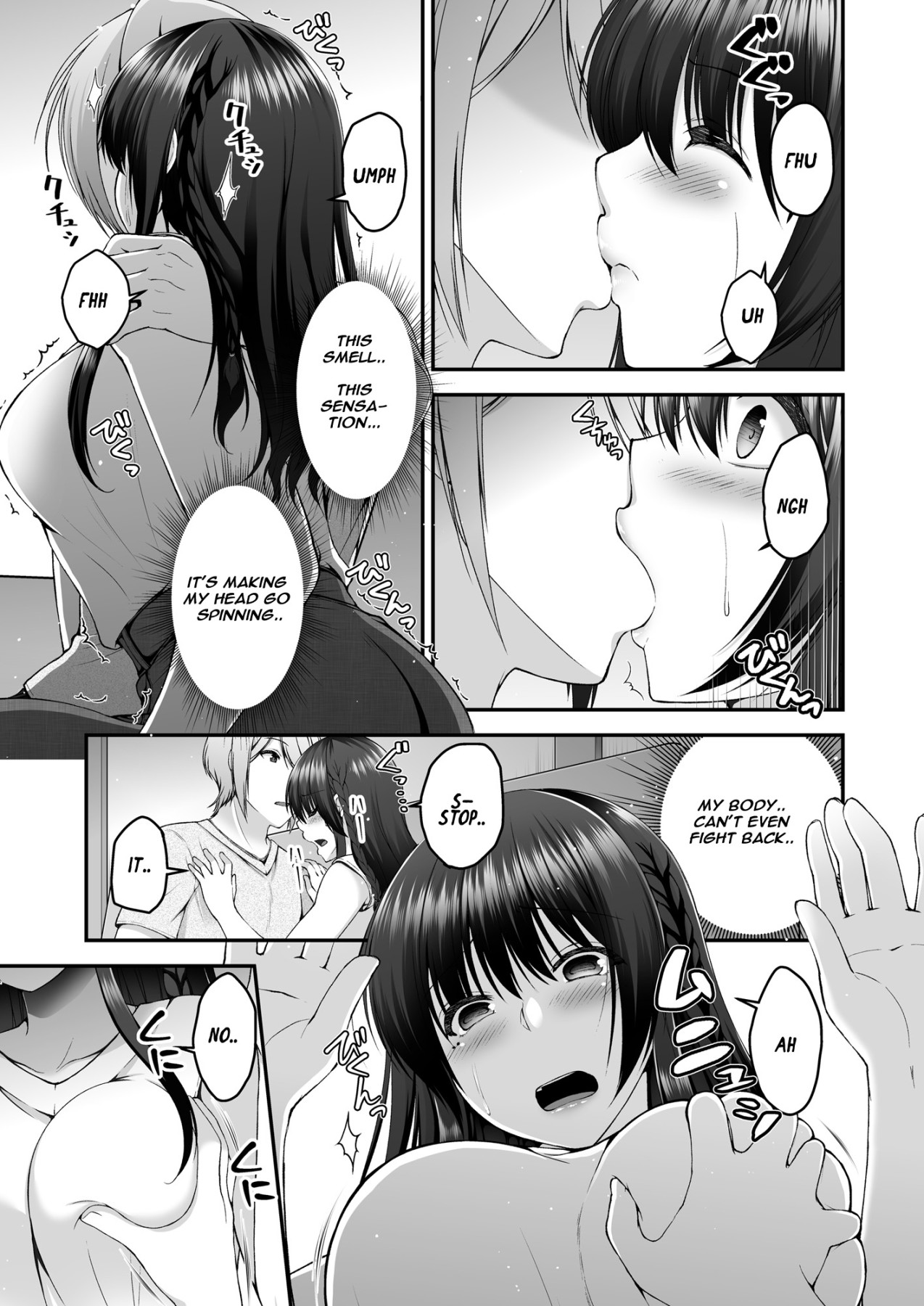 Hentai Manga Comic-I Can Hear My Girlfriend's Voice In The Other Room As She Cries Out From Doing NTR With Her Old Boyfriend-Read-8